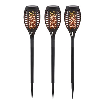 Globo - KIT 3x LED solcellslampa LED/0,1W/3V IP44