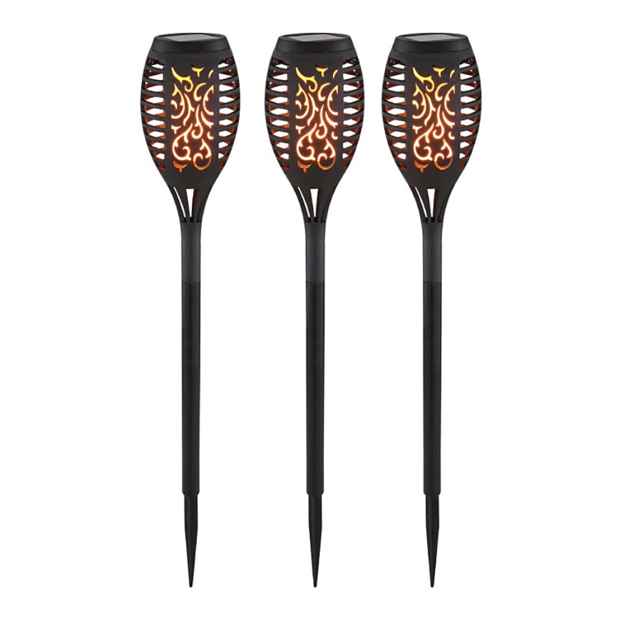 Globo - KIT 3x LED solcellslampa LED/0,1W/3V IP44