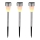 Globo - KIT 3x Solcellslampa 3xLED/0,06W/1,2V IP44 200 mAh