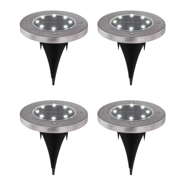 Globo - KIT 4x LED solcellsbelysning LED/0,1W/3V IP44