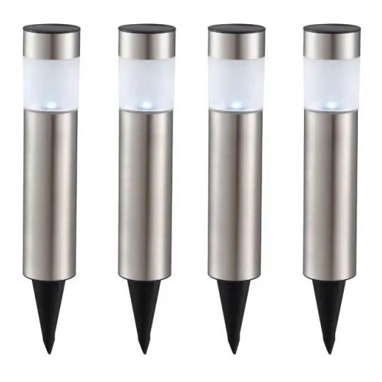 Globo - KIT 4x LED solcellslampa LED/0,07W/3V IP44 600 mAh