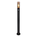 Globo - Lampa med sensor för utomhusbruk 1xE27/15W/230V IP44 110 cm svart/koppar