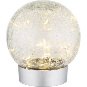 Globo - LED Dekorativ uppladdningsbar bordslampa 25xLED/0,06W/5V 600 mAh IP44