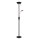 Globo - LED Dimbar golvlampa LED/20W/230V + LED/5,5W 3000K svart/guld