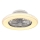 Globo - LED Dimbar takfläkt LED/40W/230V 3000-6500K + fjärrkontroll