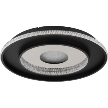 Globo - LED Dimbar taklampa LED/30W/230V 2700-6500K diameter 52,5 cm svart + fjärrkontroll