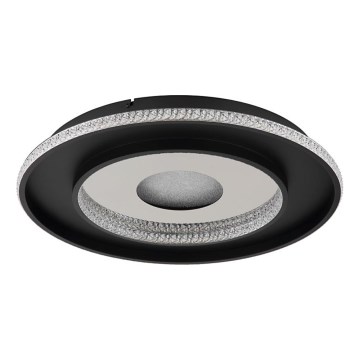 Globo - LED dimbar taklampa LED/30W/230V 2700-6500K Ø 52,5 cm svart + fjärrkontroll