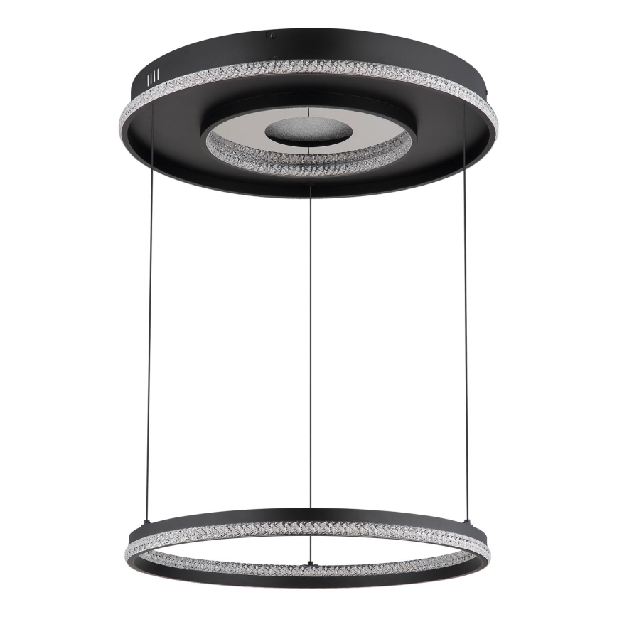 Globo - LED dimbar taklampa LED/54W/230V 2700-6500K Ø 60 cm svart + fjärrkontroll