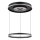 Globo - LED dimbar taklampa LED/54W/230V 2700-6500K Ø 60 cm svart + fjärrkontroll