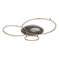 Globo - LED Dimbar taklampa LED/70W/230V 2700-6500K guld + fjärrkontroll