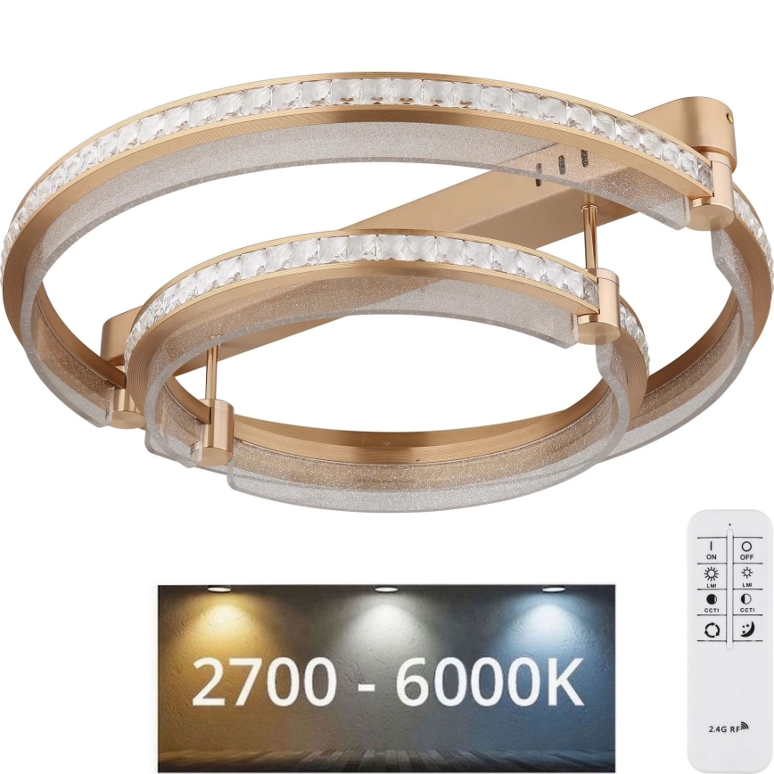 Globo - LED Dimbar taklampa LED/78W/230V 2700K-6000K + fjärrkontroll