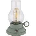 Globo - LED Dimbar uppladdningsbar touch bordslampa LED/1W/3,7V 1200 mAh grön