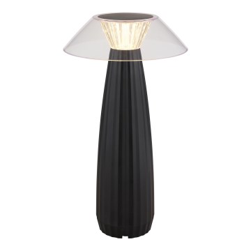 Globo - LED Dimbar uppladdningsbar touch bordslampa LED/1W/3,7V 3000K 1200mAh svart