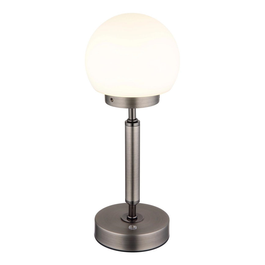 Globo - LED Dimbar uppladdningsbar touch bordslampa LED/2,5W/5V 1800mAh 2700/4000/6500K antracit