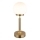 Globo - LED Dimbar uppladdningsbar touch bordslampa LED/2,5W/5V 1800mAh 2700/4000/6500K mässing