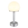 Globo - LED Dimbar uppladdningsbar touch bordslampa LED/2,5W/5V 1800mAh 2800K silver