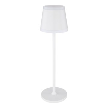 Globo - LED Dimbar uppladdningsbar touch bordslampa LED/4,6W/230V 1800 mAh USB IP54 vit