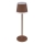 Globo - LED Dimbar uppladdningsbar touch bordslampa LED/4,6W/3,7V 3000K 1800mAh brun IP54