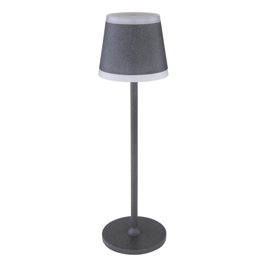 Globo - LED Dimbar uppladdningsbar touch bordslampa LED/4,6W/3,7V 3000K 1800mAh grå IP54