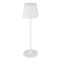 Globo - LED dimbar uppladdningsbar touchbordslampa LED/4,6W/230V 1800 mAh USB IP54 vit