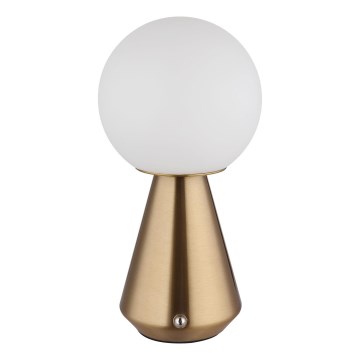 Globo - LED dimbar utomhusbordslampa med touch LED/1,5W/5V 3000/4500/6500K 1800 mAh IP41 kopparfärgad