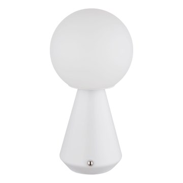 Globo - LED dimbar utomhusbordslampa med touch LED/1,5W/5V 3000/4500/6500K 1800 mAh IP41 vit