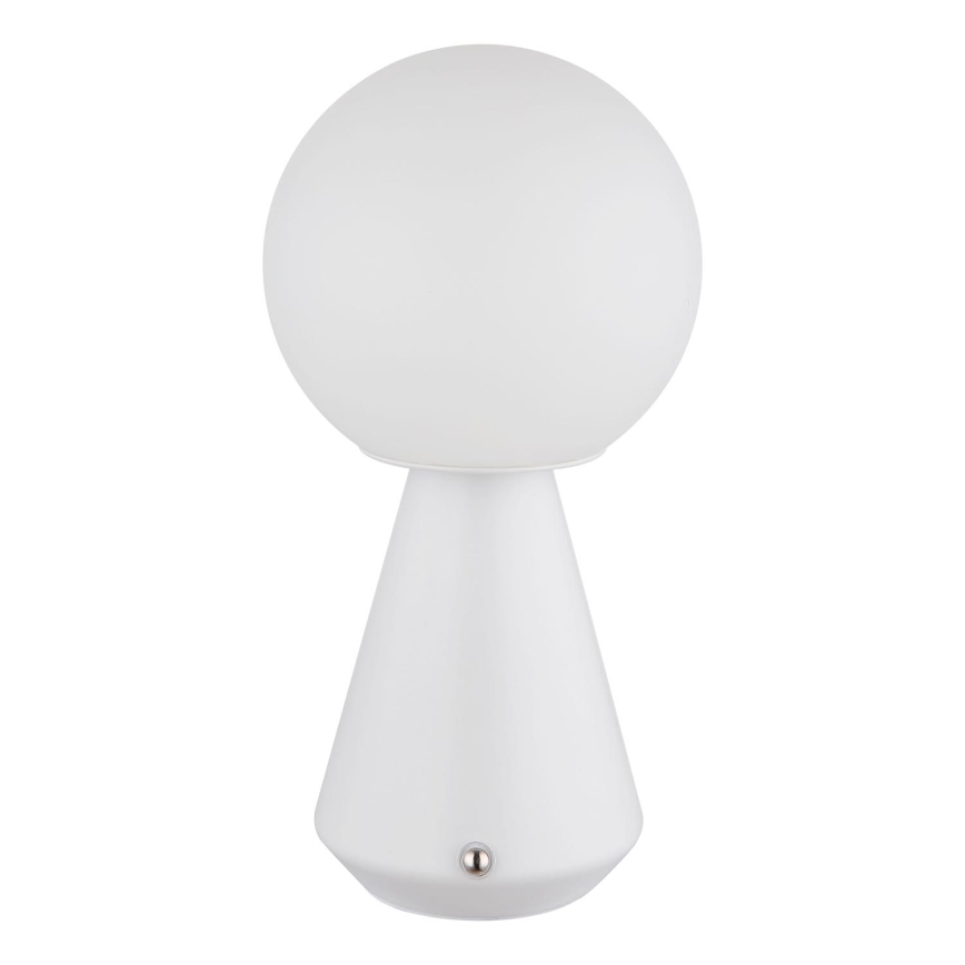 Globo - LED dimbar utomhusbordslampa med touch LED/1,5W/5V 3000/4500/6500K 1800 mAh IP41 vit