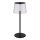 Globo - LED dimbar utomhusbordslampa med touch LED/1,8W/5V IP44 1800 mAh svart/klar