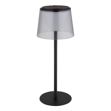 Globo - LED dimbar utomhusbordslampa med touch LED/1,8W/5V IP44 1800 mAh svart/rökfärgad