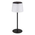 Globo - LED dimbar utomhusbordslampa med touch LED/1,8W/5V IP44 1800 mAh svart/vit