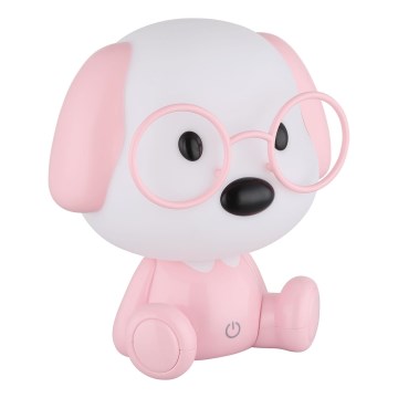 Globo - LED Dimbart uppladdningsbart barnnattlampa LED/1W/5V 500 mAh rosa