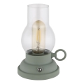 Globo - LED Dimbart uppladdningsbart touchbordslampa LED/1W/3,7V 1200 mAh grön