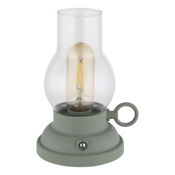 Globo - LED Dimbart uppladdningsbart touchbordslampa LED/1W/3,7V 1200 mAh grön