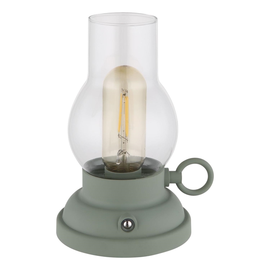 Globo - LED Dimbart uppladdningsbart touchbordslampa LED/1W/3,7V 1200 mAh grön