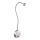 Globo - LED Flexibel små lampor LED/3W/230V skinande krom