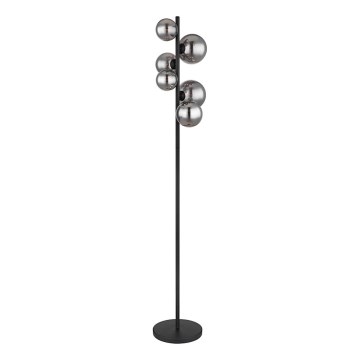 Globo - LED golvlampa 6xG9/3,5W/230V rökig/svart