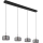 Globo - LED ljuskrona med textilsladd 4xLED/8W/230V