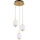 Globo - LED ljuskrona med textilsladd LED/20W/230V