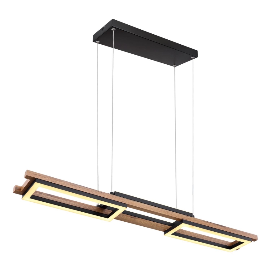 Globo - LED ljuskrona med textilsladd LED/30W/230V
