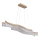 Globo - LED ljuskrona med textilsladd LED/35W/230V 3200K guld