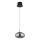 Globo - LED ljuskrona med textilsladd LED/6W/230V svart