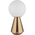 Globo - LED Ljusreglerad beröring utomhus bordslampa LED/1,5W/5V 3000/4500/6500K 1800 mAh IP41 koppar