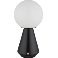 Globo - LED Ljusreglerad beröring utomhus bordslampa LED/1,5W/5V 3000/4500/6500K 1800 mAh IP41 svart