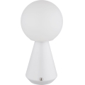 Globo - LED Ljusreglerad beröring utomhus bordslampa LED/1,5W/5V 3000/4500/6500K 1800 mAh IP41 vit