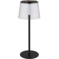 Globo - LED Ljusreglerad beröring utomhus bordslampa LED/1,8W/5V IP44 1800 mAh svart/genomskinlig