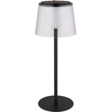 Globo - LED Ljusreglerad beröring utomhus bordslampa LED/1,8W/5V IP44 1800 mAh svart/genomskinlig