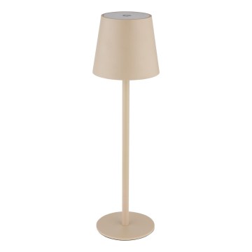 Globo - LED Ljusreglerad beröring utomhus lampa LED/3W/3,7V IP44 1800 mAh USB beige