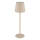 Globo - LED Ljusreglerad beröring utomhus lampa LED/3W/3,7V IP44 1800 mAh USB beige