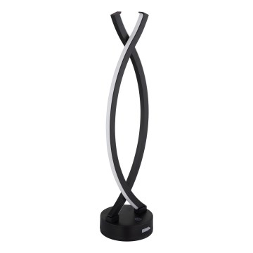 Globo - LED ljusreglerad bordslampa touch LED/1W/3,7V 3000K 1800 mAh USB svart