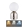 Globo - LED ljusreglerad bordslampa touch LED/2,5W/3,7V 2700K/4000K/6500K 1800 mAh USB matt krom